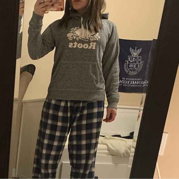 Roots Salt/Pepper Kanga Hoodie - Picture 2 of 3